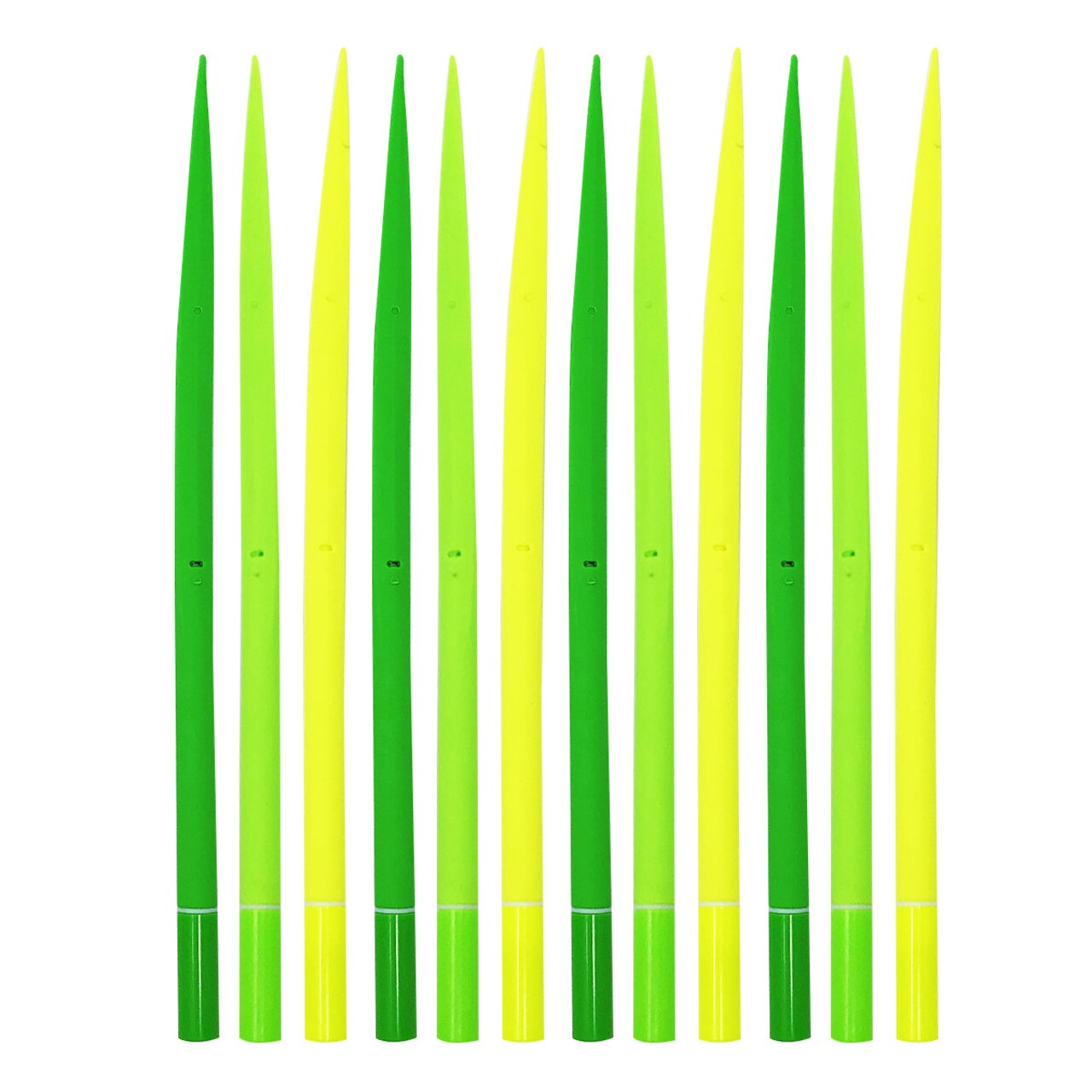 Wrapables Gel Pens School Office Supplies (12 pack), Grass Blades